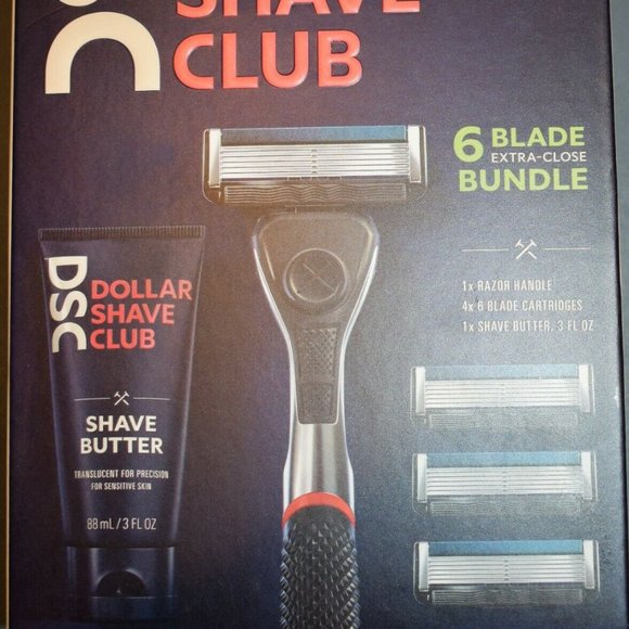Dollar Shave Club 6-Blade Razor Bundle (Grey) - Picture 2 of 4